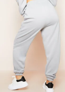 Alana Pastel Blue Casual Joggers^Missy Empire Fashion