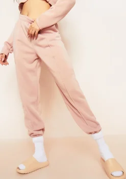 Anna Beige Seam Detail Joggers^Missy Empire Best