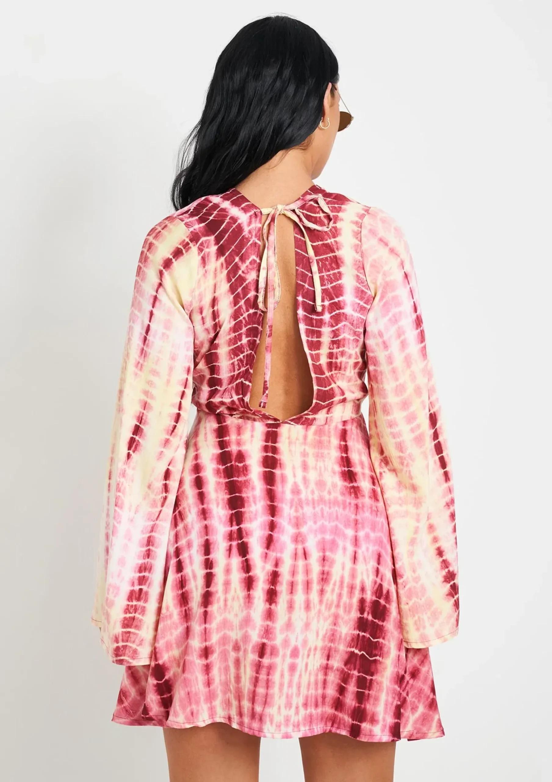 Flash Sale Anna Multi Tie Dye Printed Dress Women Dresses