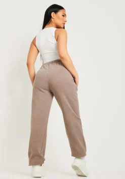 Best Blake Mocha Washed Casual Joggers Women Tracksuits