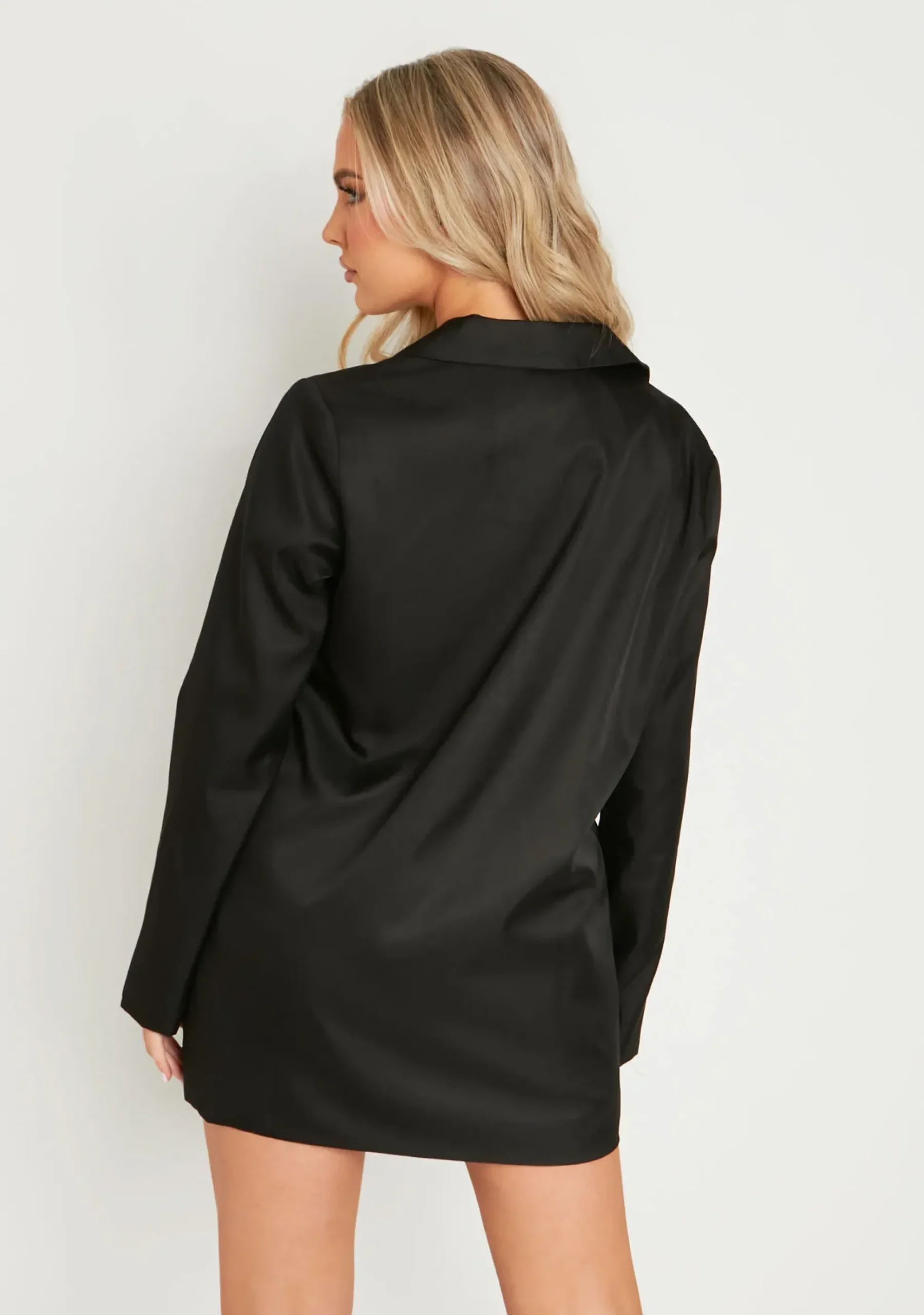 Brianna Black Oversized Blazer^Missy Empire Online