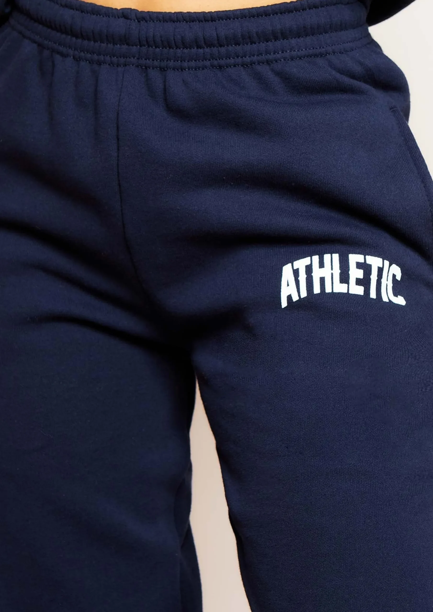 Brooklyn Navy 'Athletic' Slogan Casual Joggers^Missy Empire Store