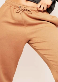 Store Calis Camel Drawstring Basic Joggers Women Loungewear