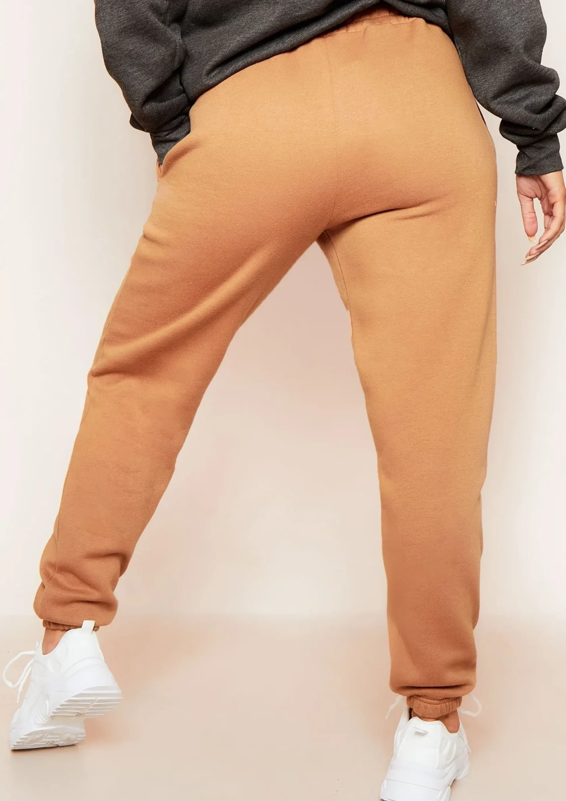 Store Calis Camel Drawstring Basic Joggers Women Loungewear