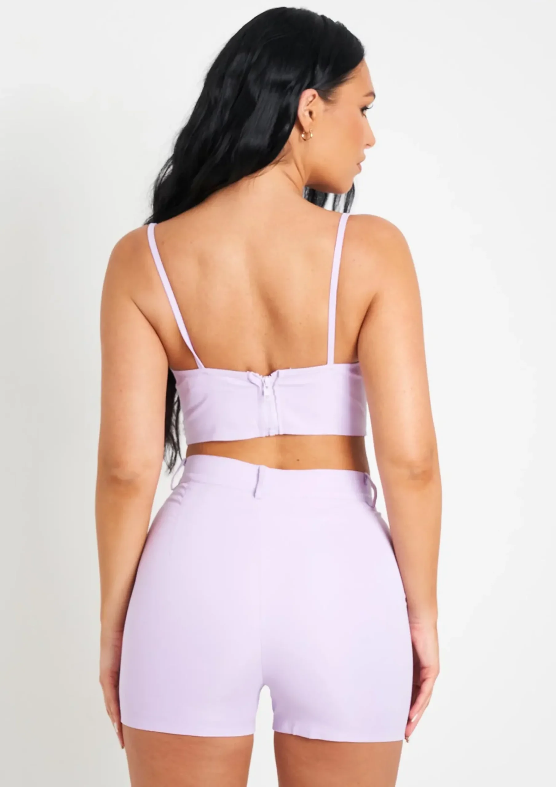 Carmen Lilac Tailored Bralet^Missy Empire Fashion