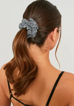 Discount Christie Black Diamante Scrunchie Women Hair Accessories