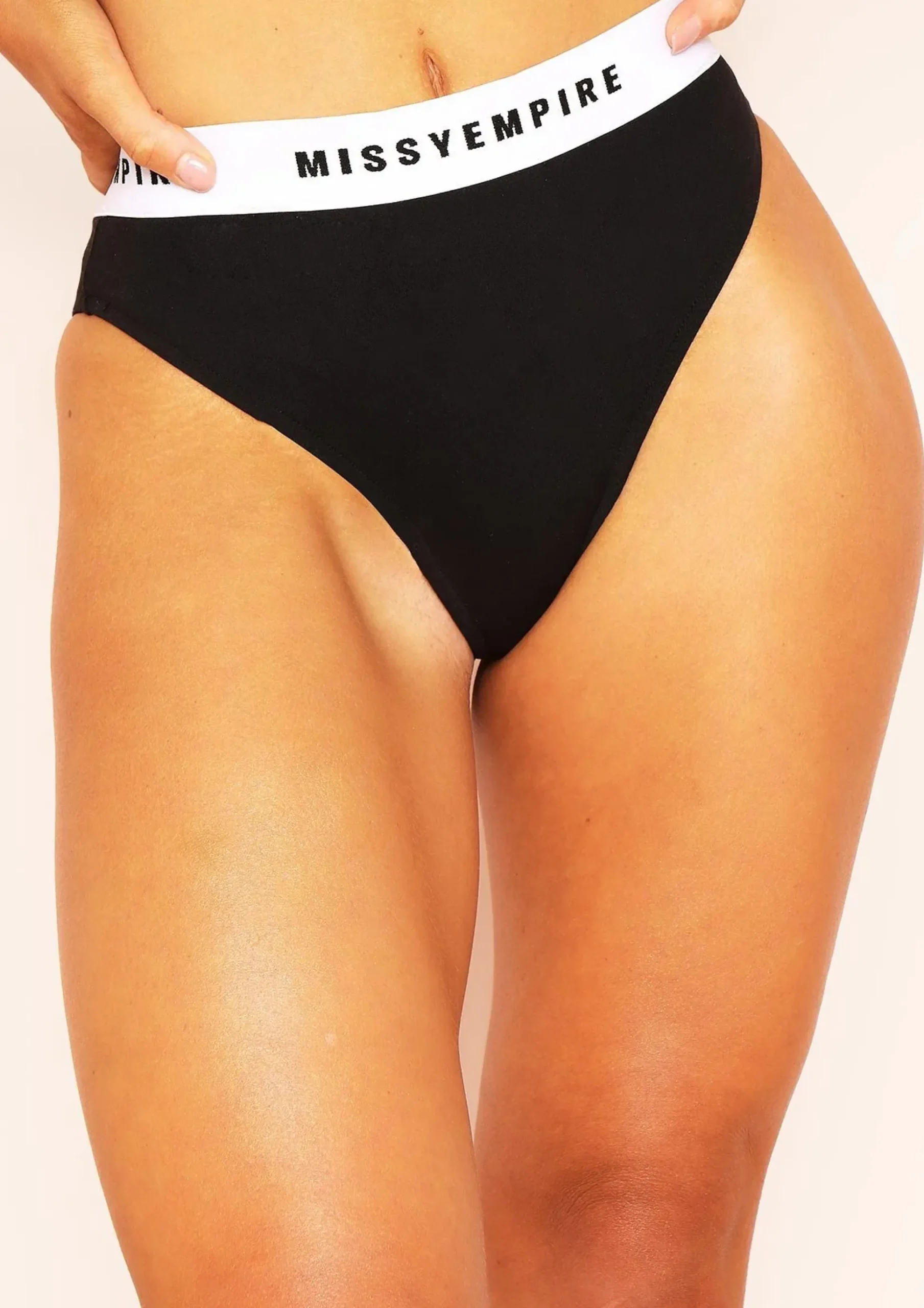Online Ciara Black Tape Full Briefs Knicker Underwear Women Lingerie