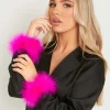 Discount Connie Pink Feather Snap Cuffs Set Of 2 Women Bracelets