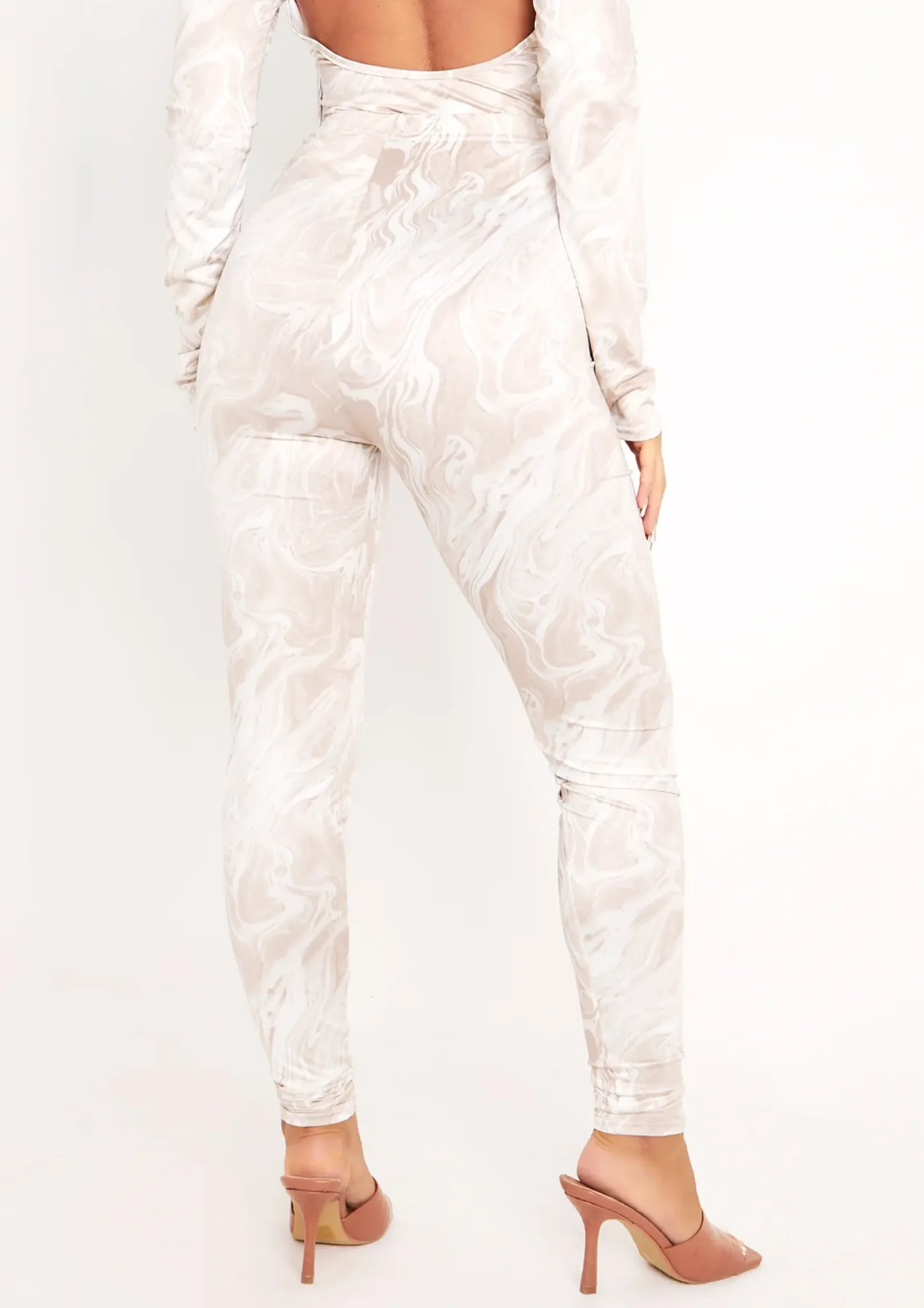 Outlet Dua Stone Print High Waisted Leggings Women Leggings