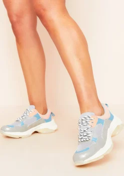 Best Durru Grey Chunky Trainers Women Trainers
