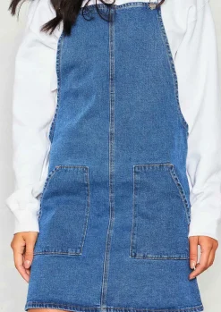 Online Em Denim Dungaree Dress Women Dresses
