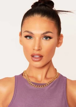 Cheap Emily Gold Chunky Chain Necklace Women Necklaces