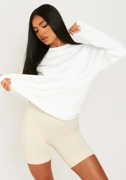 Shop Esther Cream Oversized Sweatshirt Women Loungewear