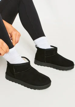 Discount Gina Black Ultra Mini Ankle Boots Women Boots