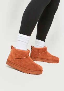 Shop Gina Chestnut Ultra Mini Ankle Boots Women Boots