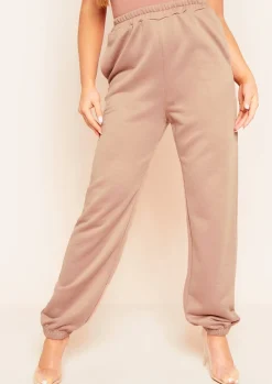 Store Hilma Mocha Casual Loopback Joggers Women Loungewear