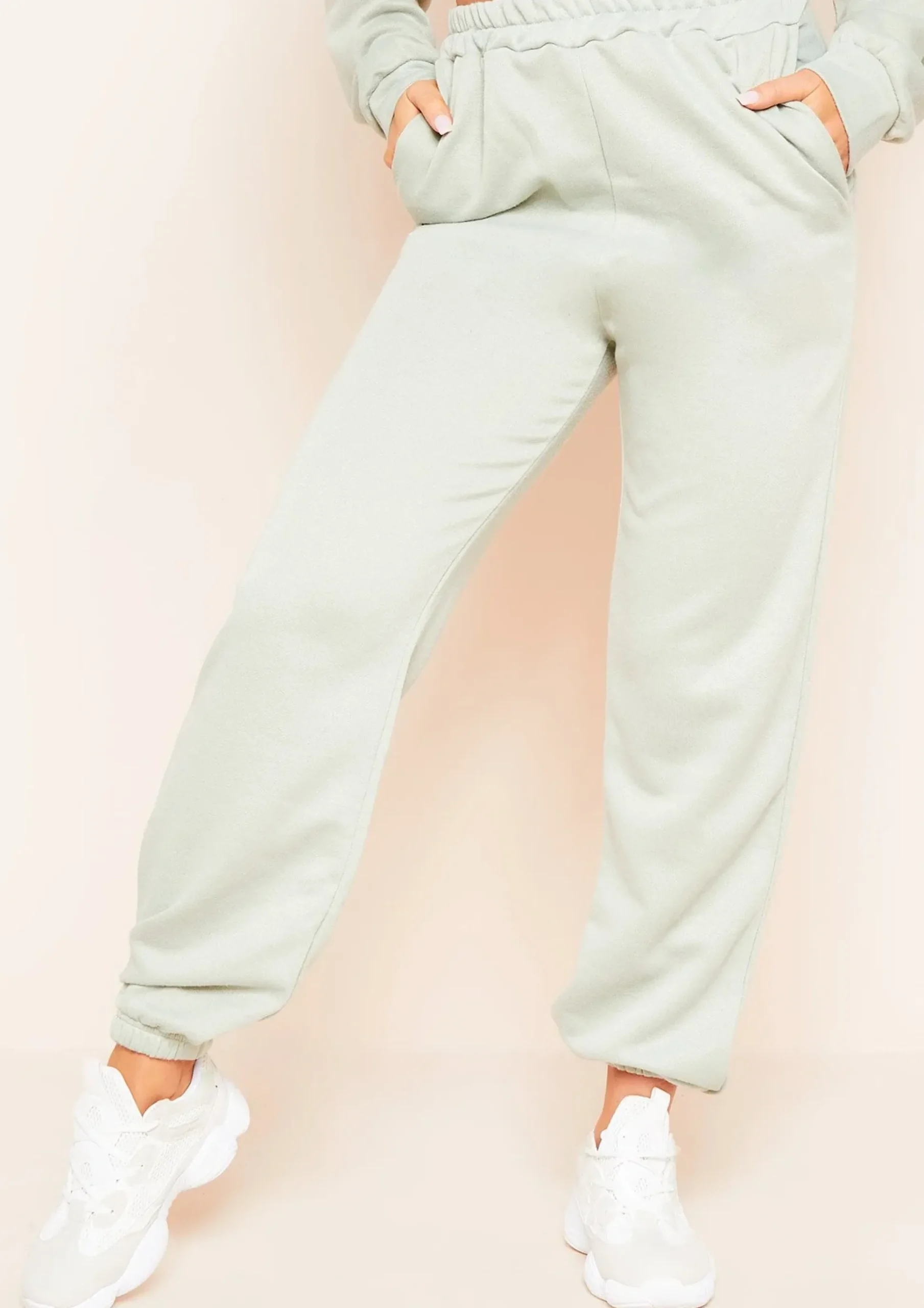 Discount Hilma Olive Casual Loopback Joggers Women Loungewear