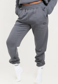 Flash Sale Issy Charcoal Missy Girl Embroidered 90's Cuffed Jogger Women Tracksuits