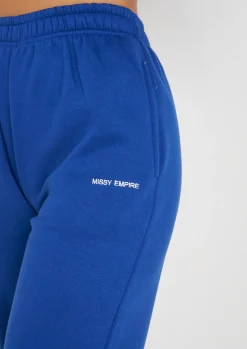 Cheap Jianna Cobalt Blue Embroidered Cuffed Joggers Women Tracksuits