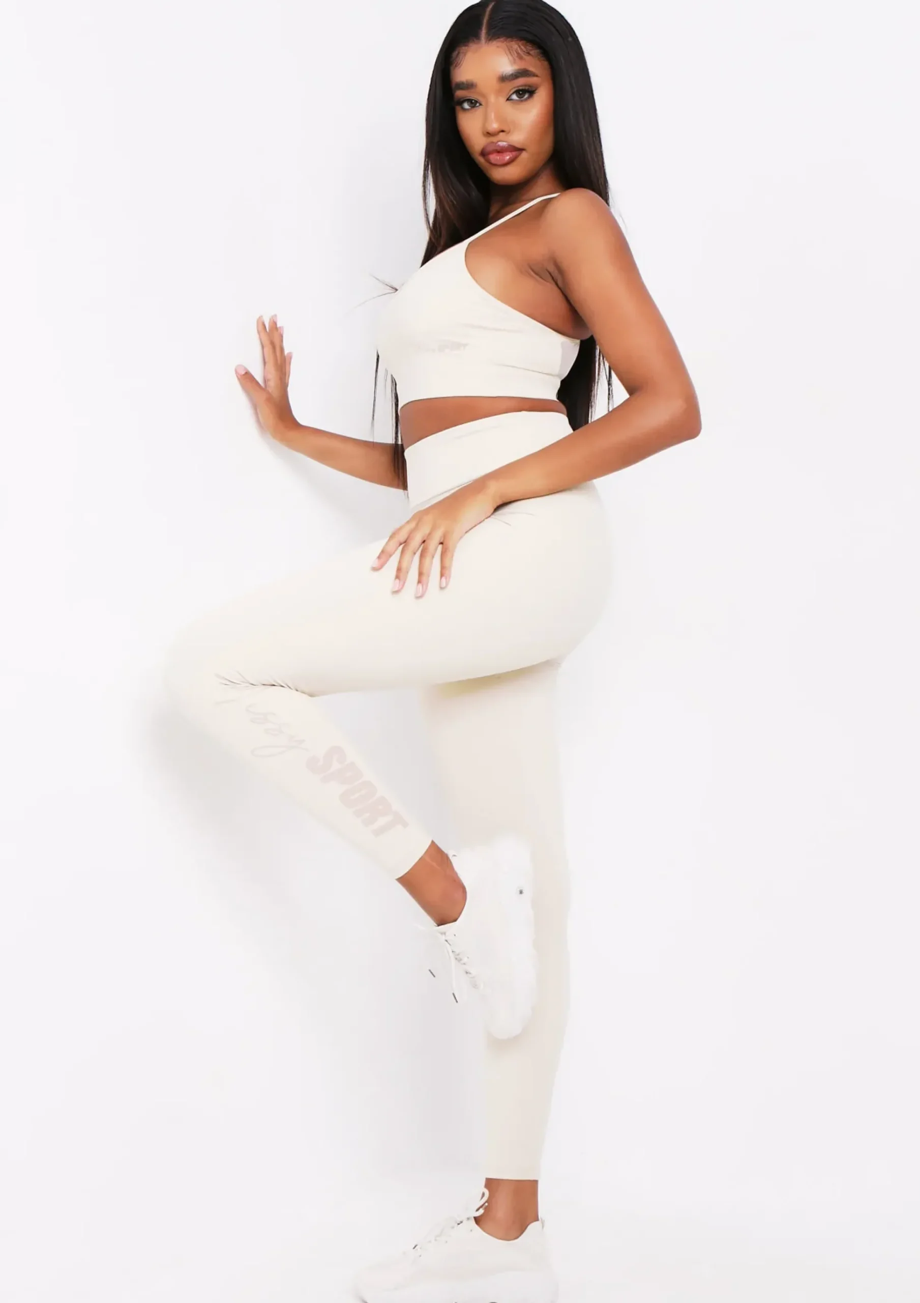 Cheap Karla Sand Missy Sport Ruched Bum Gym Leggings Women Leggings
