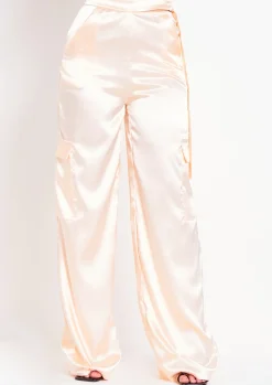 Shop Kyla Stone Cut Out Detail Cargo Pants Women Trousers