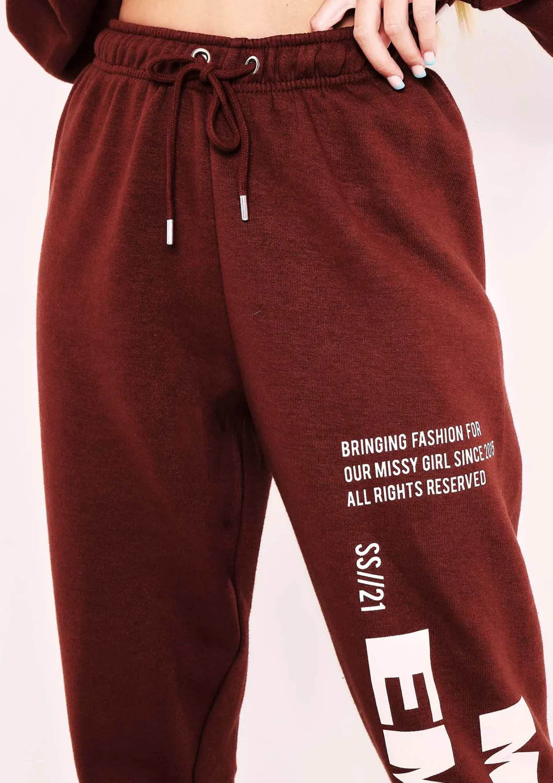 Outlet Layla Chocolate Slogan Joggers Women Loungewear