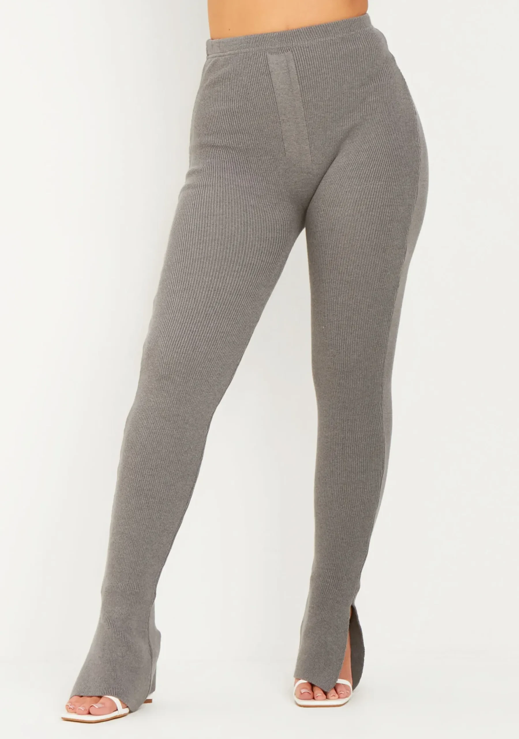 Online Madilyn Charcoal Knitted Leggings Women Loungewear