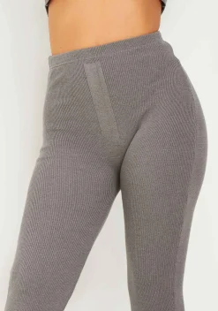 Online Madilyn Charcoal Knitted Leggings Women Loungewear