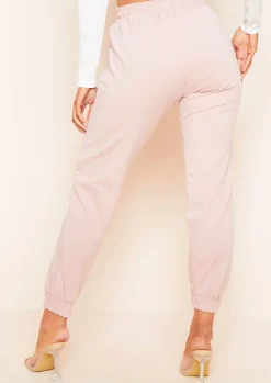 Online Marie Pink Drawstring Casual Joggers Women Loungewear