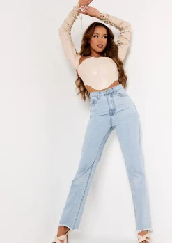 Megan Stone Ruched Arm Pu Corset Top^Missy Empire Clearance