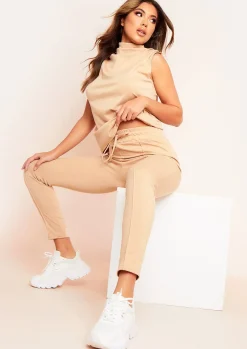 Discount Nala Beige Seam Detail Trousers Women Trousers