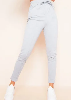 Hot Nala Grey Seam Detail Trousers Women Trousers