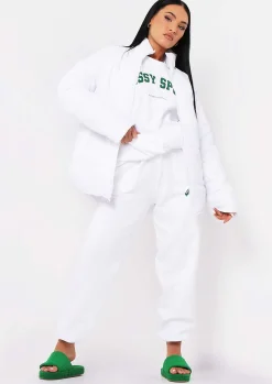 Nalia White Oversized Puffa Coat^Missy Empire Cheap