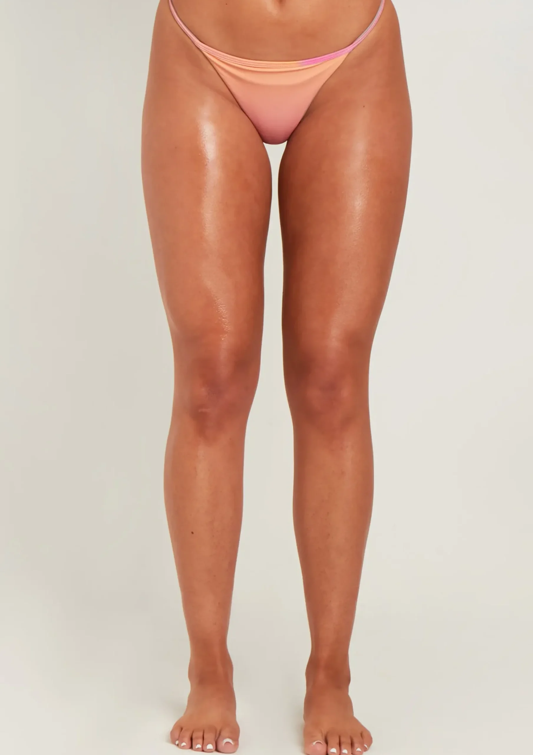 Quinn Pink Ombre Printed Bikini Bottom^Missy Empire Best Sale