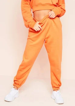 Hot Rebecca Orange Casual Joggers Women Loungewear