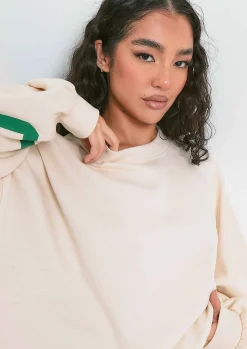Shop Remi Cream Chicago Oversized Sweatshirt Women Loungewear