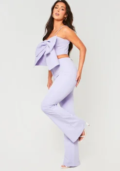 Hot Reyna Lilac Tailored Trouser Women Trousers