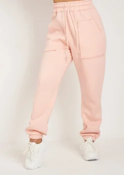 Store Romy Peach Pocket Front Oversized Joggers Women Tracksuits