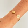 Cheap Shanice Gold Flower Bracelet Women Bracelets