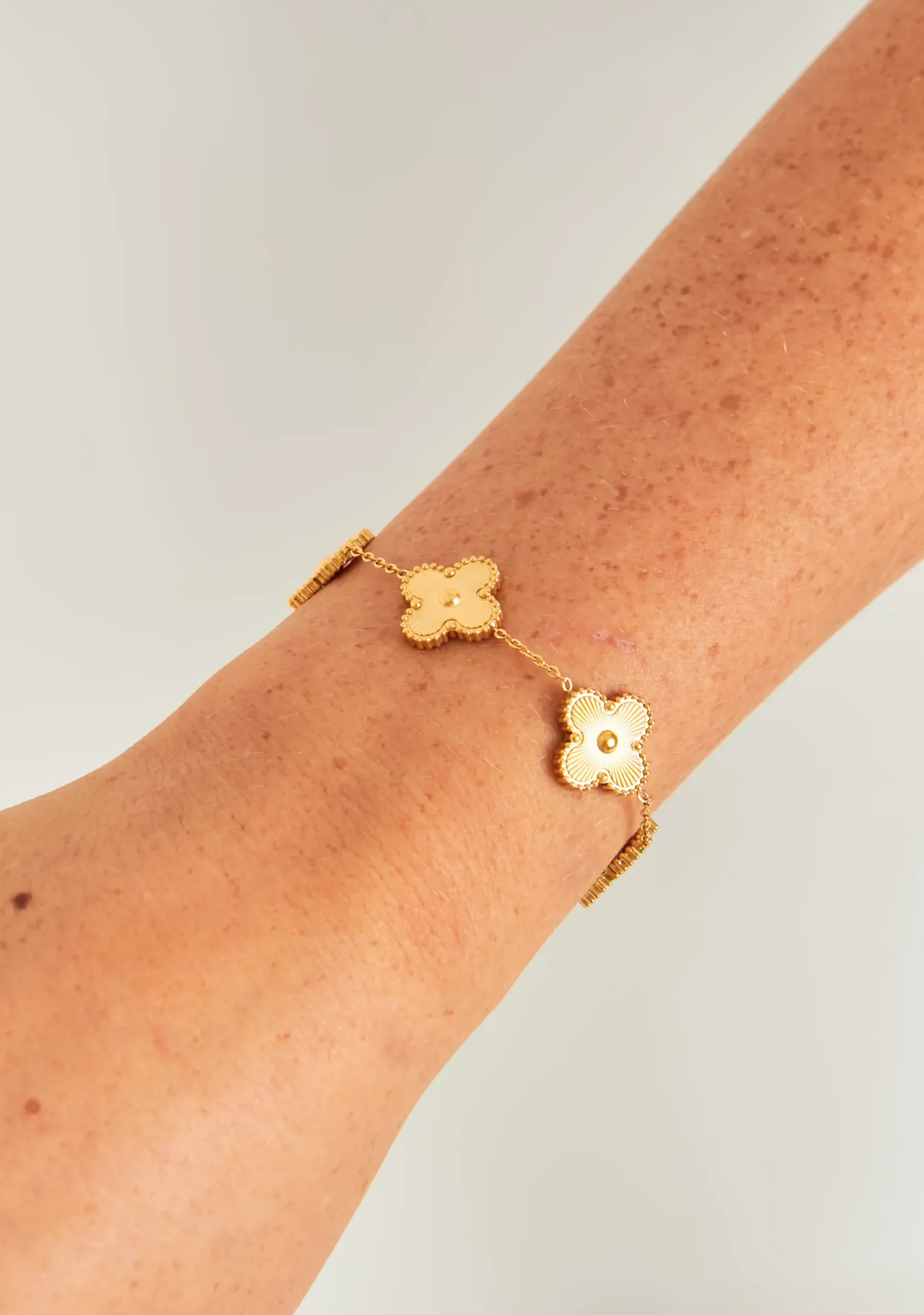 Cheap Shanice Gold Flower Bracelet Women Bracelets