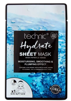 Clearance Technic Hydrate Face Sheet Mask Women Beauty