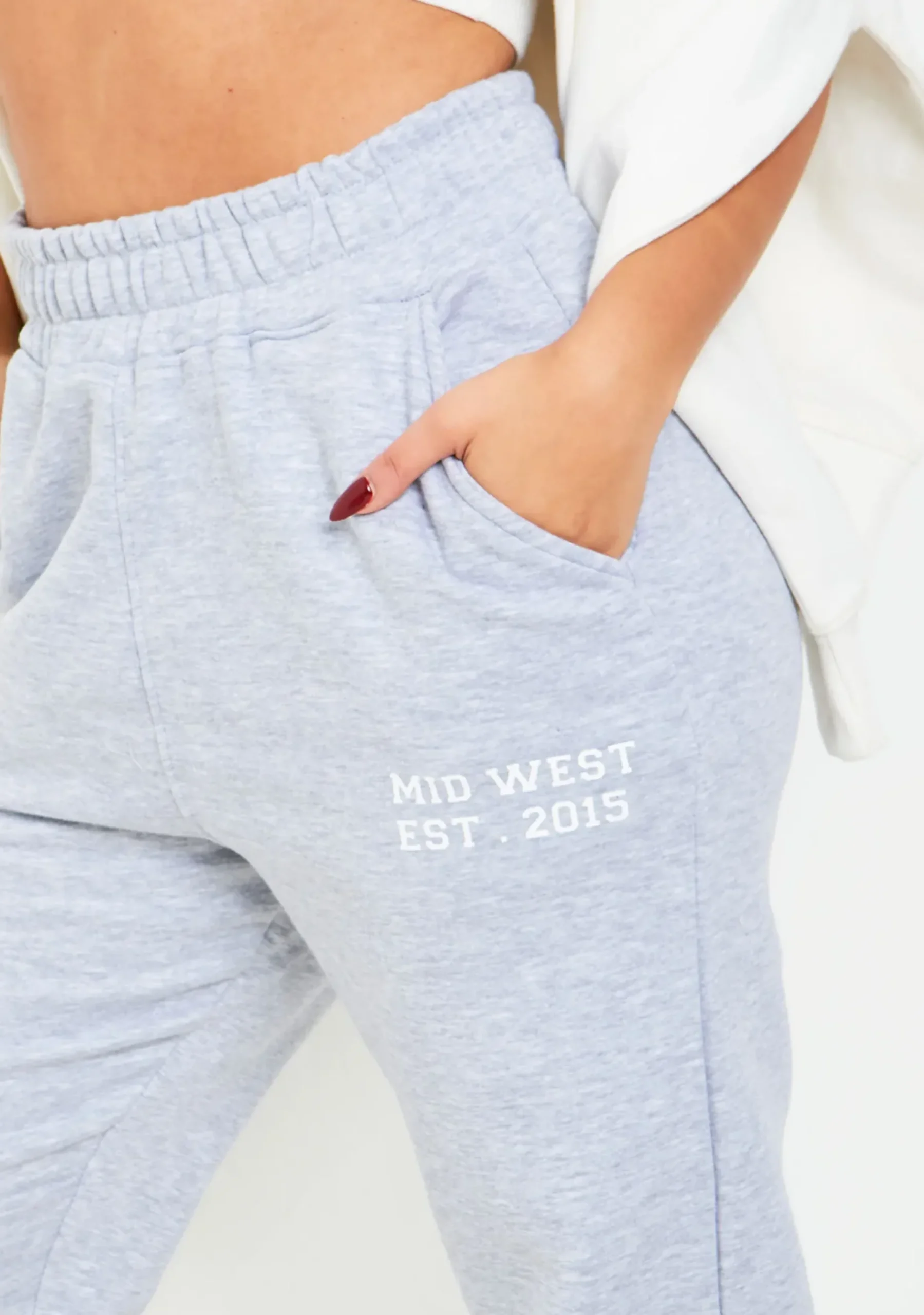 Online Tyra Grey 90's Cuffed Jogger Women Loungewear