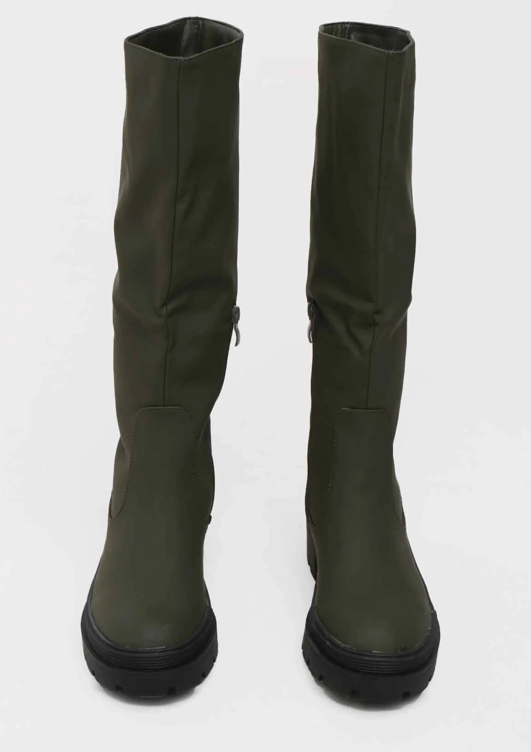 Discount Zeke Khaki Wellie Boots Women Boots